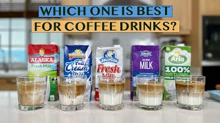 MILK REVIEW WHICH BRAND WORKS BEST WITH ICED COFFEE [upl. by Aliuqahs]