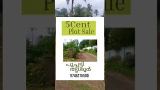 5 cent plot sale near Nadathara Mannuthy Thrissur [upl. by Johppah]