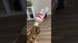 GLOCK 19X WATER BOTTLE SUPPRESSOR 😂💥 Should I Shoot It  like comment subscribe airsoft [upl. by Anele]