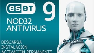 ESET NOD 32 ANTIVIRUS 9 FULL Ultimo Oct 2016 Permanente 32 y 64bits EL MEJOR ANTIVIRUS [upl. by Nomihs]