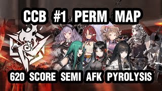 【Arknights】CCB1 Permanent Map  Ashen Swampland  620 Score  Semi Afk  620 Score  Pyrolysis [upl. by Natalia]