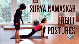 Surya Namaskar Part1 Right Postures [upl. by Enad898]