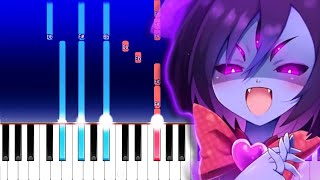 Undertale  Spider Dance Piano Tutorial [upl. by Penny159]