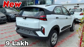 TATA NEXON 2024 Updated New Model White Colour  Nexon 2024 Pure Review [upl. by Nylidam778]