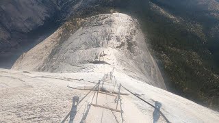 Hiking Half Dome Yosemite [upl. by Nhabois]