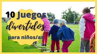 10 juegos DIVERTIVOS y entretenidos para NIÑOS [upl. by Adnauqal196]