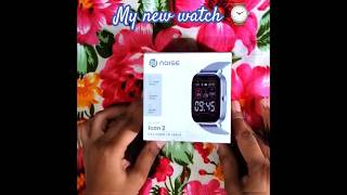 UNBOXING NOISE COLORFIT ICON 2 NEW SMARTWATCH⌚UNBOXING amp REVIEW😇😇noisesmartwatch unboxingartist [upl. by Joh]