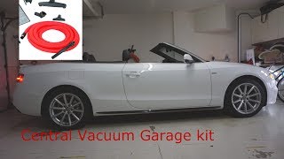 Central Vacuum Garage Car Cleaning Accessory Hose kit Review Best car detailing vacuum [upl. by Asecnarf885]