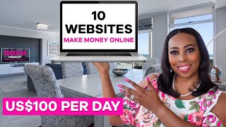 10 TRUSTED WEBSITES To Make At least US100 PER DAY Online In 2023 [upl. by Platto]