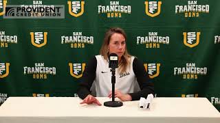 WBB  USF vs Portland State Postgame w Molly Goodenbour [upl. by Nylrac]