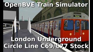 OpenBVE ►Onboard London Underground Circle Line  Aldgate to Aldgate◀ [upl. by Matronna984]