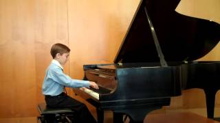 Chopin Polonaise in G minor Op Posth played by 8year old [upl. by Uwton770]