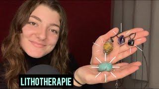 ASMR  LITHOTHÉRAPIE  Je vous parle et vous montre mes petites pierres précieuses 💎 [upl. by Akenit]