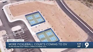 Pickleball venue featuring 11 courts coming to Oro Valley Marketplace in 2025 [upl. by Bertasi717]