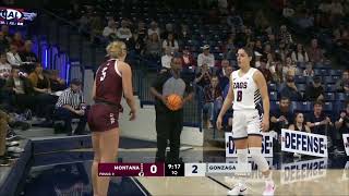 Gonzaga vs Montana  Women Basketball Nov 52024 [upl. by Hermon]