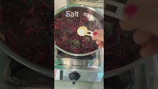 लाल साग 😋 bihari style laal saag recipe shortsfeed shorts viral ytshorts [upl. by Latona]