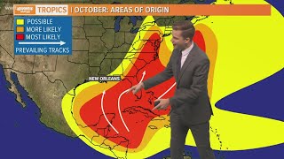 Tropics could become more active in October as busy hurricane season 2020 continues [upl. by Elfreda]