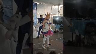 COSPLAY DA AHRI DE LEGUE OF LEGENDS NO ANIMELAND NA EXPO JAPÃO LONDRINA 2024 canaltriplog [upl. by Prevot]