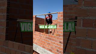 Viga de janela obra reforma pedreiro construção fyp [upl. by Nunci]