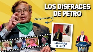 LOS MEJORES DISFRACES DE PETRO ¡HASTA DE FEMINISTA  LO MÁS CHISTOSO DE LA COP notidanny [upl. by Kakalina]