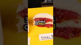 3 Levels of Peanut Butter amp Jelly Sandwiches [upl. by Jacqueline487]