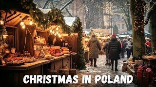 Krakow Christmas Markets 2024 in 4K HDR and 3D SOUND  Poland Christmas Market Walking Tours [upl. by Norahs]