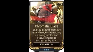 Warframe Augment Excalibur Chromatische Klinge DeutschGerman [upl. by Torhert]