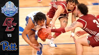 Boston College vs Pittsburgh 2022 ACC Mens Basketball Tournament Highlights 2022 [upl. by Wilser]