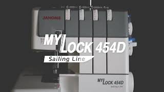 Janome MYLOCK 454D [upl. by Aelahc570]