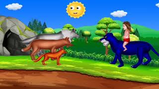 The Jungle Book  Moghli Cartoon  Kids Zone Pakistan [upl. by Bagley]