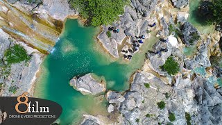 ΚΑΤΑΡΡΑΚΤΕΣ ΛΕΠΙΔΑΣ Lepida Waterfalls Arcadia  Aerial Video [upl. by Tessy876]