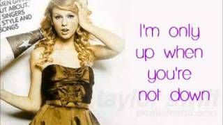 Taylor Swift  Im Only Me When Im With You lyrics [upl. by Hakan]