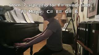 HD Piano Technique portion of lessons Scales arpeggios chords inversions and resolutions [upl. by Grantley225]