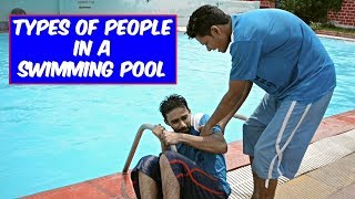 TYPES OF PEOPLE IN A SWIMMING POOL 🏊 l The Baigan Vines [upl. by Nitsugua]