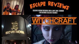 ESCAPE REVIEWS ESCAPE ROOM REVIEWS  ESCAPE HOTEL HOLLYWOOD WITCHCRAFT [upl. by Elburr]