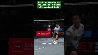 ginting vs axelsen di perempat final all england 2024 breakingnews pialadunia2022 explore funny [upl. by Ragan480]