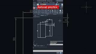 Autocad mechanical practice drawing  2d drawing  autocad tutorial in hindi  autocad 2d [upl. by Ognimod]