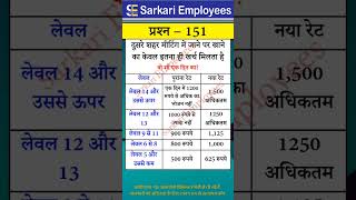 Govt Rules Question Series  151 Govt Employee Dearness Allowance [upl. by Delores]