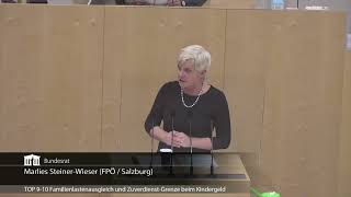 Marlies SteinerWieser  Familienlastenausgleichsgesetz Kinderbetreuungsgeld  21122021 [upl. by Gun]