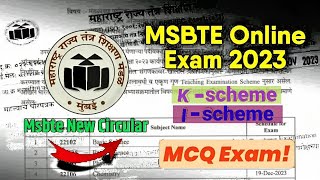 MSBTE Winter Exam 2023 Dates amp Rules Msbte News Today  MSBTE Online Winter Exam [upl. by Nirtiac213]