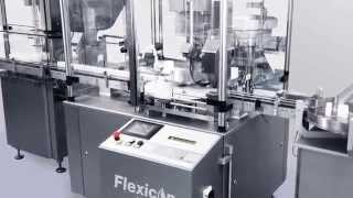 FÜLLEN UND VERSCHRAUBEN VON FLASCHEN  FLEXICON  FMB210 [upl. by Calhoun647]