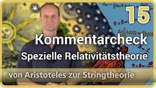 Spezielle Relativitätstheorie • Kommentarcheck Aristoteles ⯈ Stringtheorie 15  Josef M Gaßner [upl. by Adnarem]