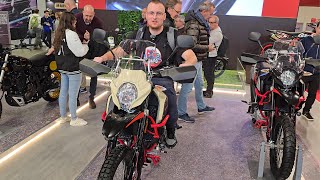 EICMA 2024 EP46 SWM SUPERDUAL X RS 500 R SILVER VASE 650 [upl. by Azmuh]