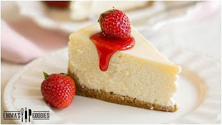 The Easiest New York CHEESECAKE RECIPE  NO Water Bath [upl. by Sokram789]