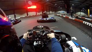 ProKart Raceland Wackersdorf  Indoor Onboard View [upl. by Ettelimay]