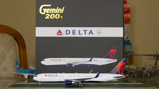 Gemini Jets 1200 Delta 767300ER Unboxing amp Review 4K [upl. by Lefty]