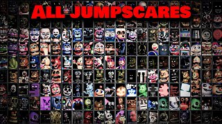 Ultra Custom Night All Jumpscares 700 Characters  Version 167 [upl. by Tinya]