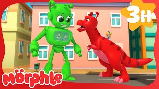 Morphle Dinoaurs vs Giant Robots 🦖🤖  Cartoons for Kids  Mila and Morphle [upl. by Ezra]