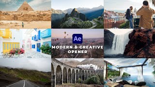 FREE  Modern amp Creative Opener After Effects Template [upl. by Noirad]