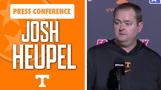 Tennessee football head coach Josh Heupel talks to kick off Mississippi State week I GBO [upl. by Tayler]